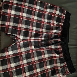 RAINFOREST Red and Black Checkered PJ pants